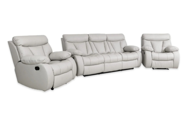 Ogłoszenie - Nowoczesny i wygodny komplet Granada, 100% skóra, funkcje relax gratis!. Zdjęcie 2