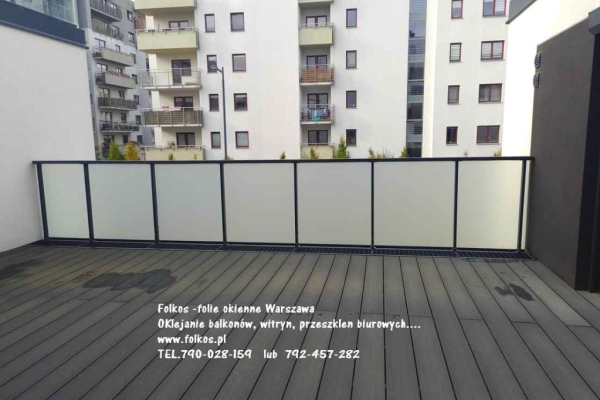 Ogłoszenie - Folia na balkon Giserska, Silnikowa, Quo Vadis, Dzieci Warszawy, Prystora ...OKlejamy balkony Warszawa. Zdjęcie 6