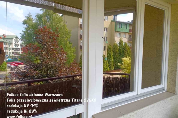 Ogłoszenie - Folia Tytan 275XC, Folia Tytan 20 Xtra SR - folie przeciwsłoneczne zewnetrzne na okna Warszawa - Usługa oklejania szyb. Zdjęcie 5