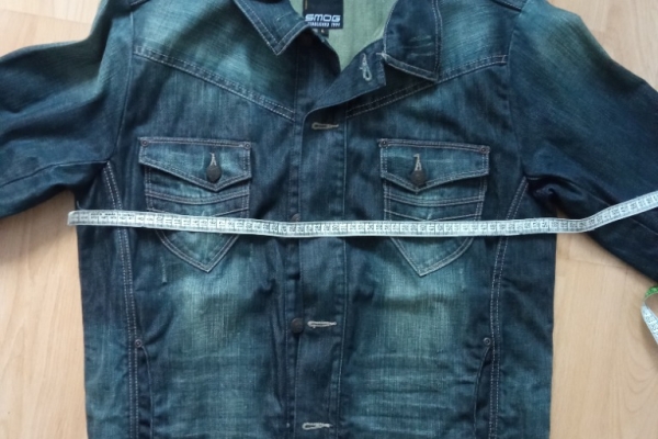 Ogłoszenie - Bluza jeans granatowa. Zdjęcie 3