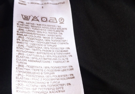 Ogłoszenie - Letnia sukienka z granatowej dzianiny firmy LCW vision. Zdjęcie 6