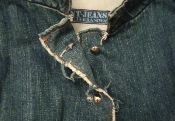 Ogłoszenie - Stylowa marynarka z grubego dżinsu. Zdjęcie 7