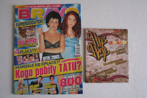 Ogłoszenie - Magazyn Bravo, Bravo Girl, Popcorn z 2003 r. z dodatkami i plakatami. Zdjęcie 5