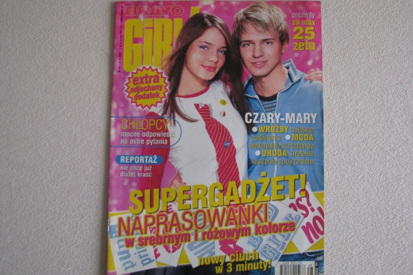 Ogłoszenie - Magazyn Bravo, Bravo Girl, Popcorn z 2003 r. z dodatkami i plakatami. Zdjęcie 8