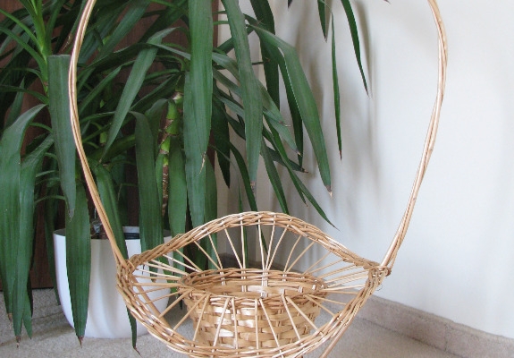 Ogłoszenie - Dekoracyjny, ozdobny, duży koszyk, kosz wiklinowy na kwiaty, osłonka. Zdjęcie 2