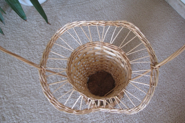 Ogłoszenie - Dekoracyjny, ozdobny, duży koszyk, kosz wiklinowy na kwiaty, osłonka. Zdjęcie 6