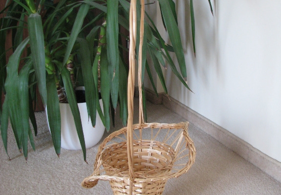 Ogłoszenie - Dekoracyjny, ozdobny, duży koszyk, kosz wiklinowy na kwiaty, osłonka. Zdjęcie 3