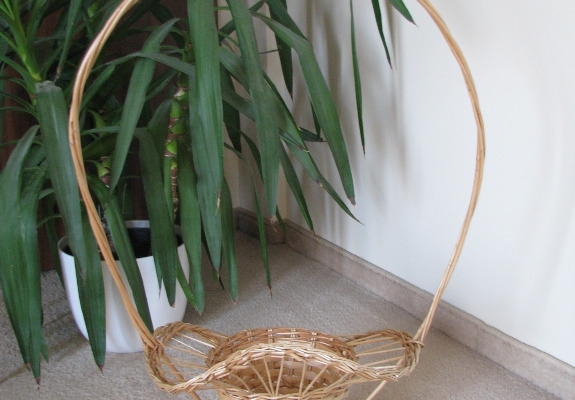 Ogłoszenie - Dekoracyjny, ozdobny, duży koszyk, kosz wiklinowy na kwiaty, osłonka. Zdjęcie 4