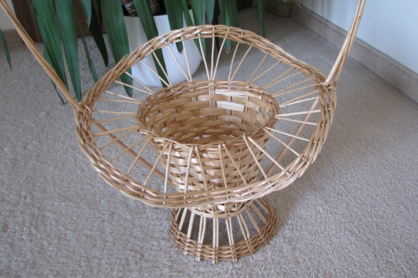 Ogłoszenie - Dekoracyjny, ozdobny, duży koszyk, kosz wiklinowy na kwiaty, osłonka. Zdjęcie 5