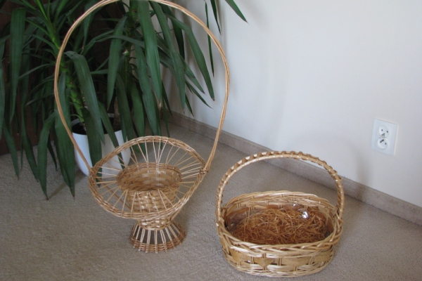 Ogłoszenie - Piękny, owalny kosz wiklinowy koszyk. Zdjęcie 10