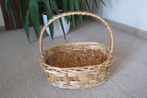 Ogłoszenie - Piękny, owalny kosz wiklinowy koszyk. Zdjęcie 2