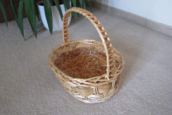 Ogłoszenie - Piękny, owalny kosz wiklinowy koszyk. Zdjęcie 4