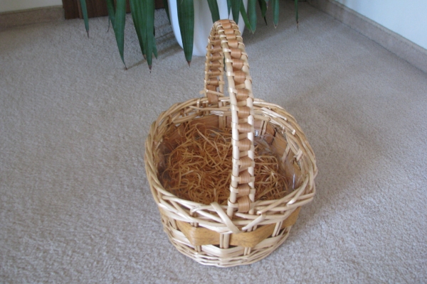 Ogłoszenie - Piękny, owalny kosz wiklinowy koszyk. Zdjęcie 6
