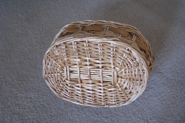 Ogłoszenie - Piękny, owalny kosz wiklinowy koszyk. Zdjęcie 9