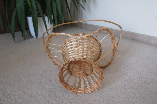 Ogłoszenie - Dekoracyjny, ozdobny, duży koszyk, kosz wiklinowy na kwiaty, osłonka. Zdjęcie 7