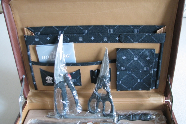 Ogłoszenie - Zestaw noży kuchennych i sztućców w walizce - 24 elementy Hoffburg. Zdjęcie 5