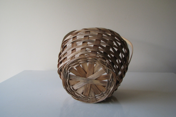 Ogłoszenie - Ozdobny koszyk wiklinowy – osłonka na kwiaty, święconkę wielkanocną. Zdjęcie 5