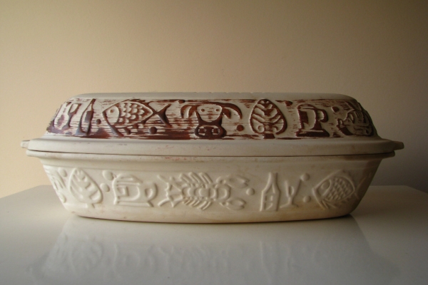 Ogłoszenie - Brytfanka - garnek rzymski do pieczenia nie szkliwiony owalny. Zdjęcie 2