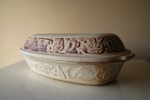 Ogłoszenie - Brytfanka - garnek rzymski do pieczenia nie szkliwiony owalny. Zdjęcie 3