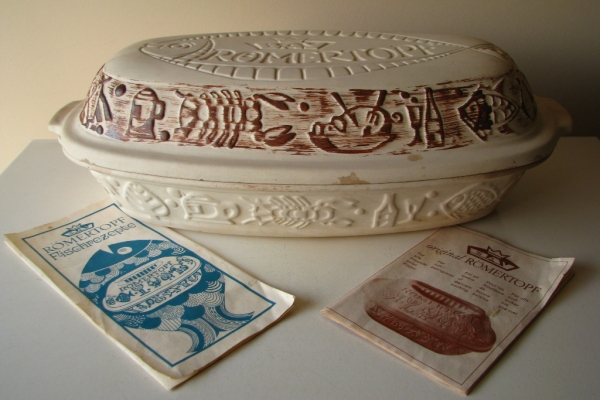 Ogłoszenie - Brytfanka - garnek rzymski do pieczenia nie szkliwiony owalny. Zdjęcie 9