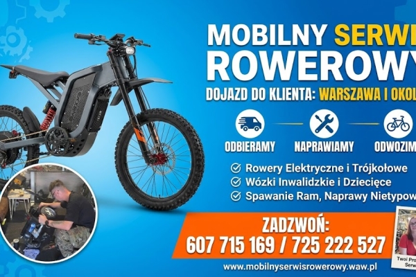 Ogłoszenie - Mobilny Serwis Rowerowy Konstancin, Warszawa, Józefosław i okolice. Zdjęcie 1
