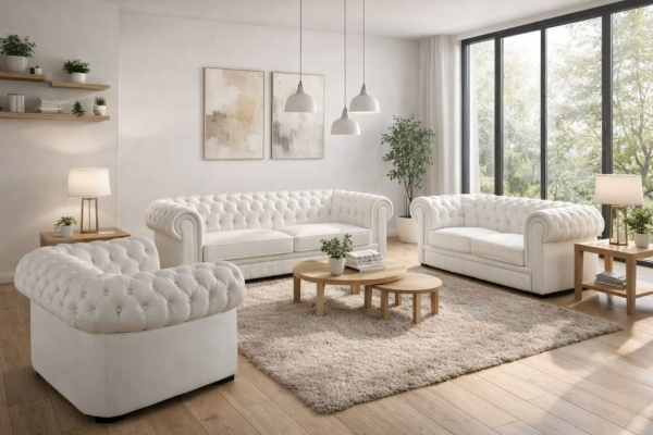 Ogłoszenie - Bestsellerowy ponadczasowy komplet CHESTERFIELD SZEROKI. Zdjęcie 3