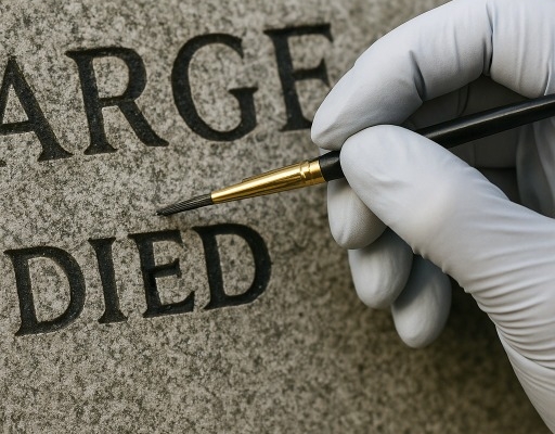 Ogłoszenie - Dopiska liter na pomniku, dopisanie osoby na nagrobku, tel. 504-746-203, Wrocław, cena. Zdjęcie 1