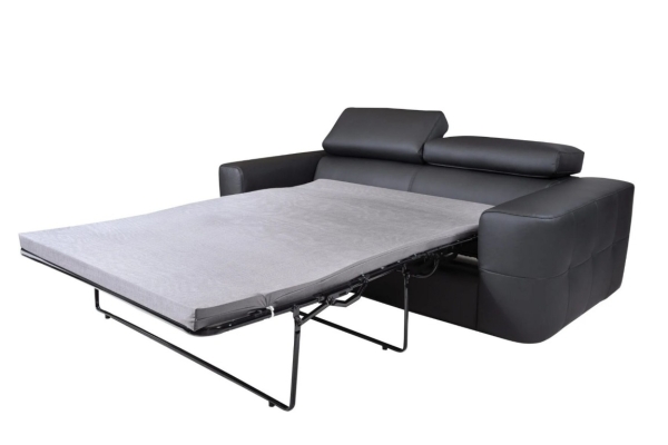 Ogłoszenie - Nowoczesny komplet Malibu 311, 100% skóra naturalna WŁOSKA, regulowane zagłówki, funkcja spania. Zdjęcie 2