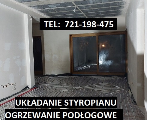 Ogłoszenie - UKŁADANIE STYROPIANU -  OGRZEWANIE PODŁOGOWE - POSADZKI BETONOWE. Zdjęcie 1