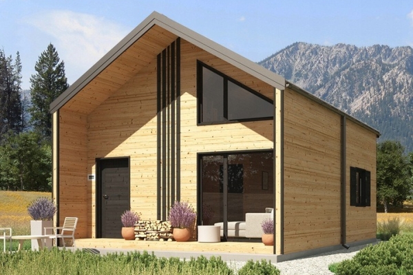 Ogłoszenie - Drewniany Domek 5×8 m Całoroczny – Wytrzymała Konstrukcja. Zdjęcie 1