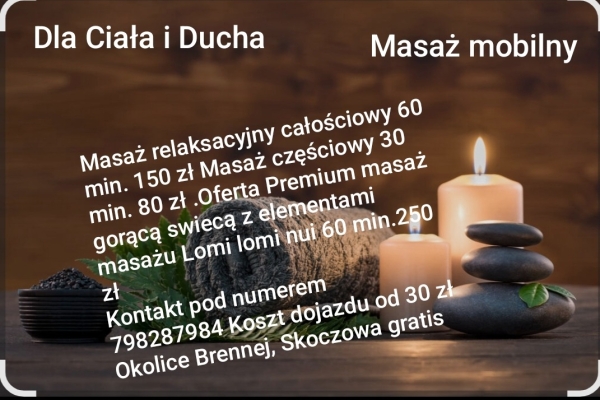 Ogłoszenie - Oferuje masaz mobilny. Zdjęcie 1