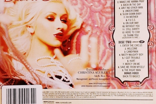 Ogłoszenie - Polecam Wspaniały Podwójny Album 2X CD CHRISTINA AGUILERA- Back To Basics CD. Zdjęcie 2