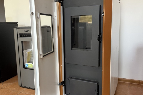 Ogłoszenie - Piecyk Vesta 15 kW na pellet z płaszczem wodnym. Zdjęcie 2