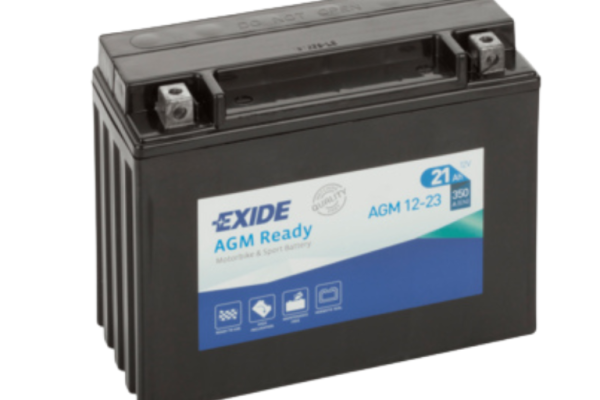 Ogłoszenie - Akumulator motocyklowy Exide AGM Ready AGM12-23 – 12V 21Ah 350A. Zdjęcie 1