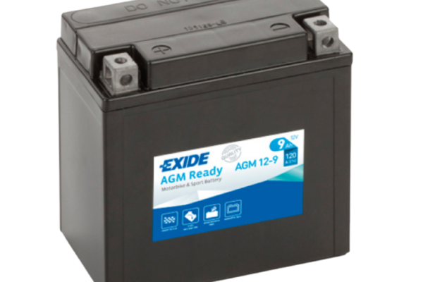 Ogłoszenie - Akumulator motocyklowy Exide AGM Ready AGM12-9 – 12V 9Ah 120A. Zdjęcie 1