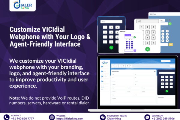 Ogłoszenie - Customize VICIdial Webphone with Your Logo & Agent-Friendly Interface. Zdjęcie 1