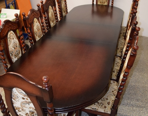 Ogłoszenie - stół rozkładany i 10 krzeseł - komplet jak nowy. Zdjęcie 3