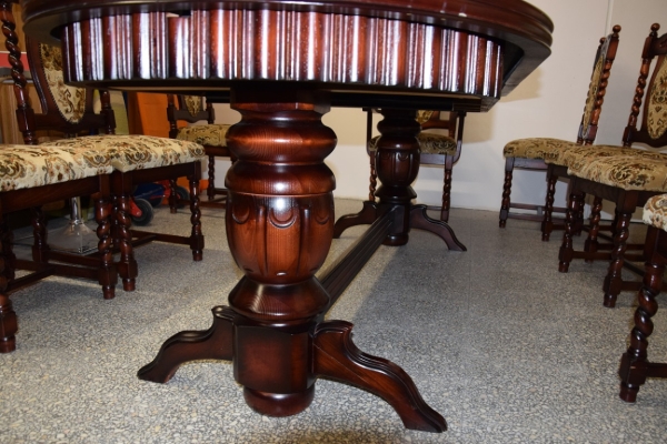 Ogłoszenie - stół rozkładany i 10 krzeseł - komplet jak nowy. Zdjęcie 4