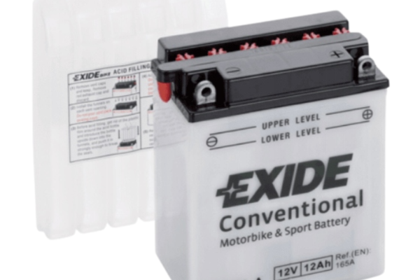 Ogłoszenie - Akumulator motocyklowy Exide Conventional EB12AL-A – 12V 12Ah 165A. Zdjęcie 1