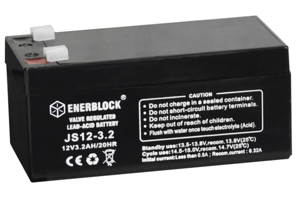 Ogłoszenie - Akumulator 3.2Ah 12V Enerblock AGM JS12-3.2. Zdjęcie 1