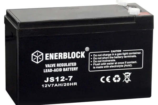 Ogłoszenie - Akumulator 7Ah 12V Enerblock AGM JS12-7. Zdjęcie 1
