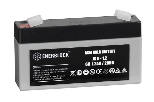 Ogłoszenie - Akumulator 1.2Ah 6V Enerblock, AGM JS6-1.2. Zdjęcie 1