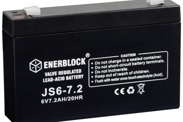 Ogłoszenie - Akumulator 7.2Ah 6V Enerblock AGM JS6-7.2. Zdjęcie 1
