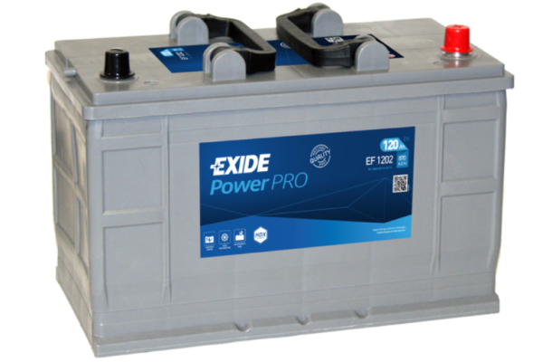 Ogłoszenie - Akumulator Exide Power Pro EF1202 120Ah 870A P+. Zdjęcie 1