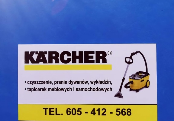 Ogłoszenie - Karcher Swarzędz tel 605-412-568 pranie czyszczenie wykładzin dywanów, narożników kanap foteli krzeseł Ozonowanie. Zdjęcie 1