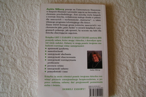 Ogłoszenie - Praktyczny poradnik „Gry i zabawy z maluchami”, Jackie Silberg. Zdjęcie 2