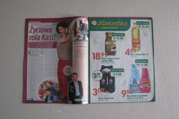 Ogłoszenie - Fakt TV - gazeta, program telewizyjny z roku 2013. Zdjęcie 5