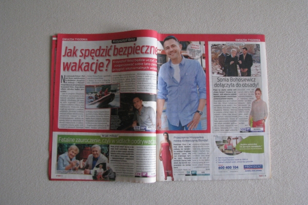 Ogłoszenie - Fakt TV - gazeta, program telewizyjny z roku 2013. Zdjęcie 10