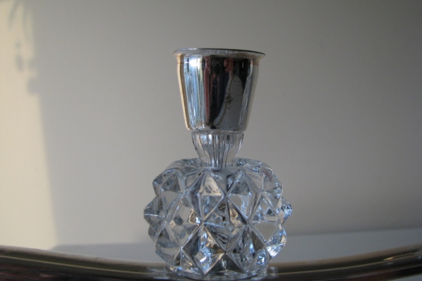 Ogłoszenie - Stary, stylowy, srebrny świecznik na 4 świece. Zdjęcie 8