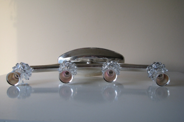 Ogłoszenie - Stary, stylowy, srebrny świecznik na 4 świece. Zdjęcie 5